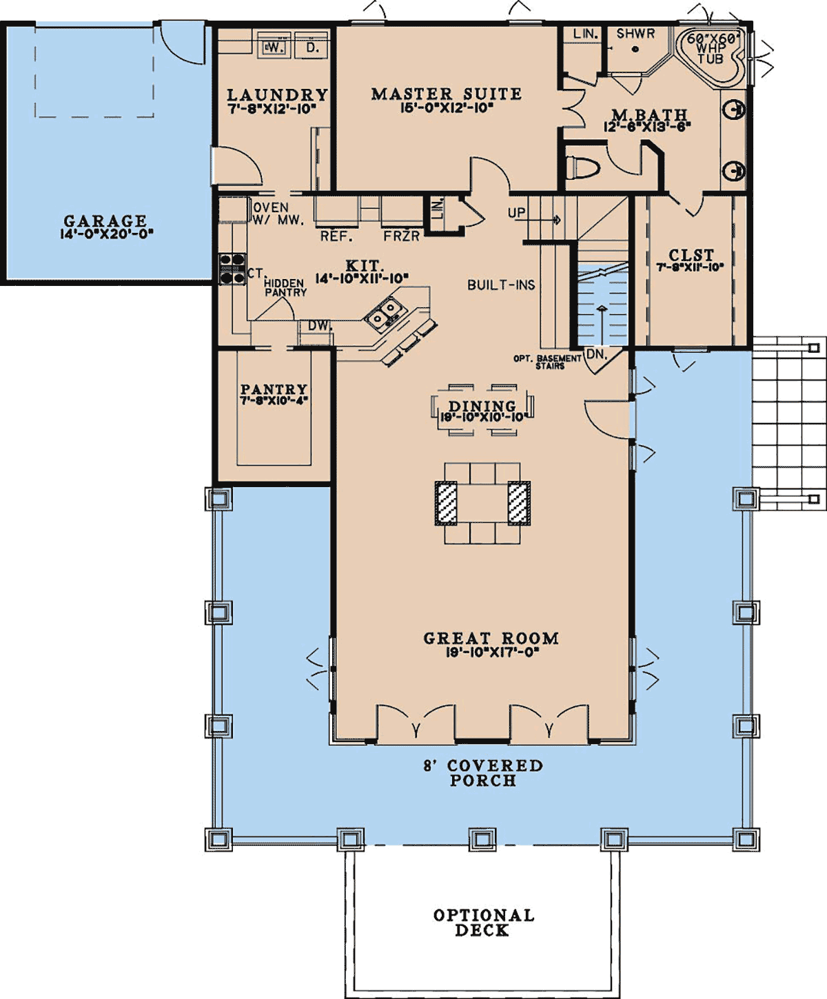 House Plan 100403 Level One