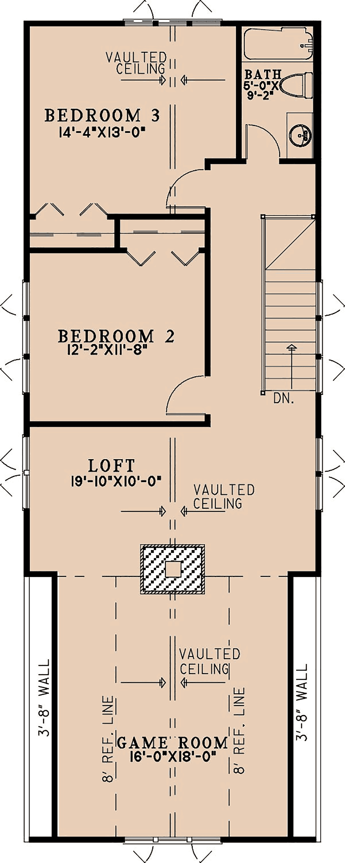 House Plan 100403 Level Two