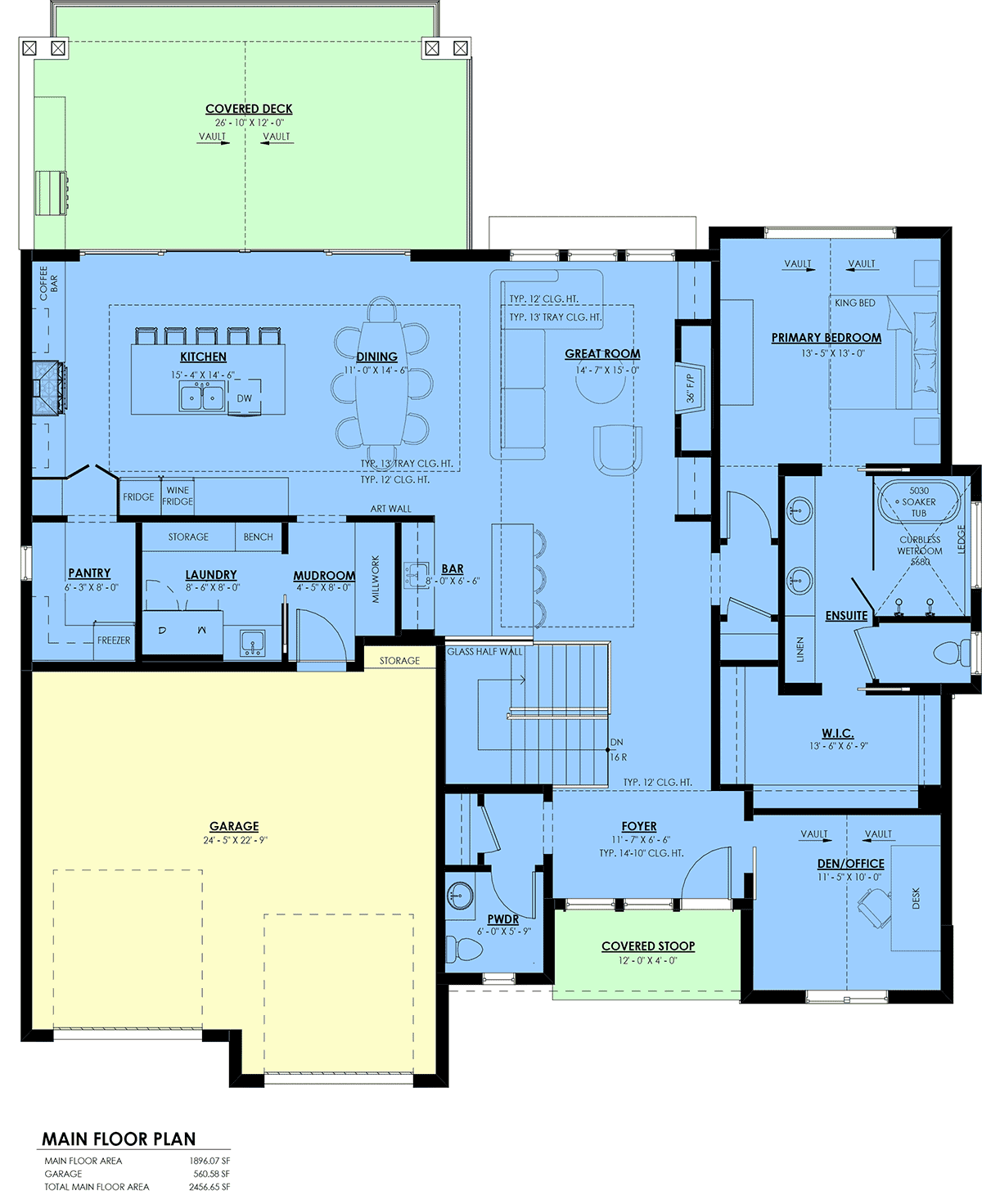 House Plan 100500 Level One