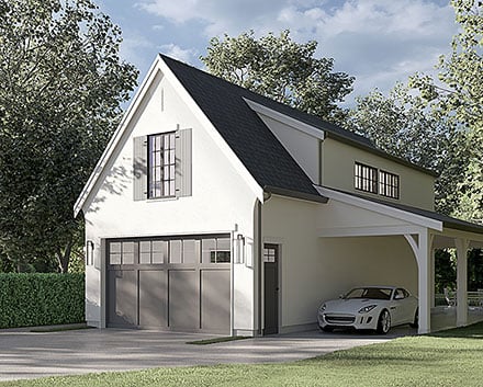 Plan 100505 - 893 Square Feet