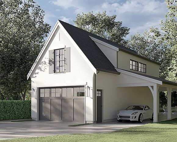 Garage-Living Plan 100505