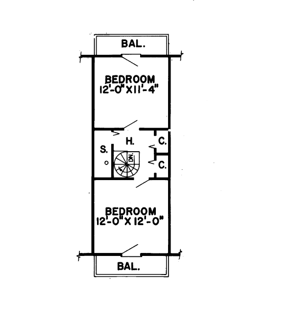 House Plan 10054 Level Two
