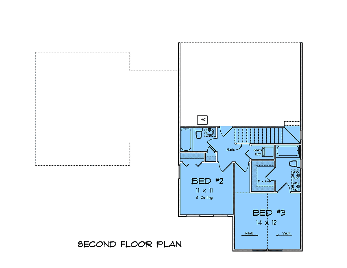House Plan 100600 Level Two