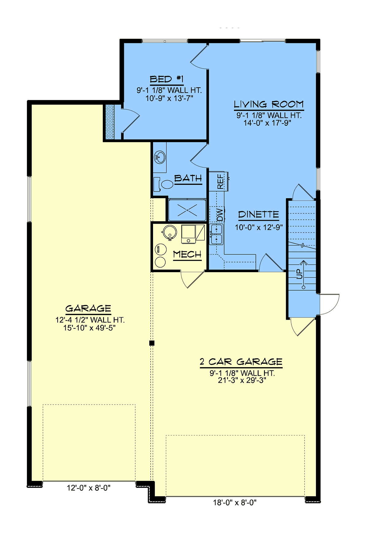 House Plan 100700 Level One