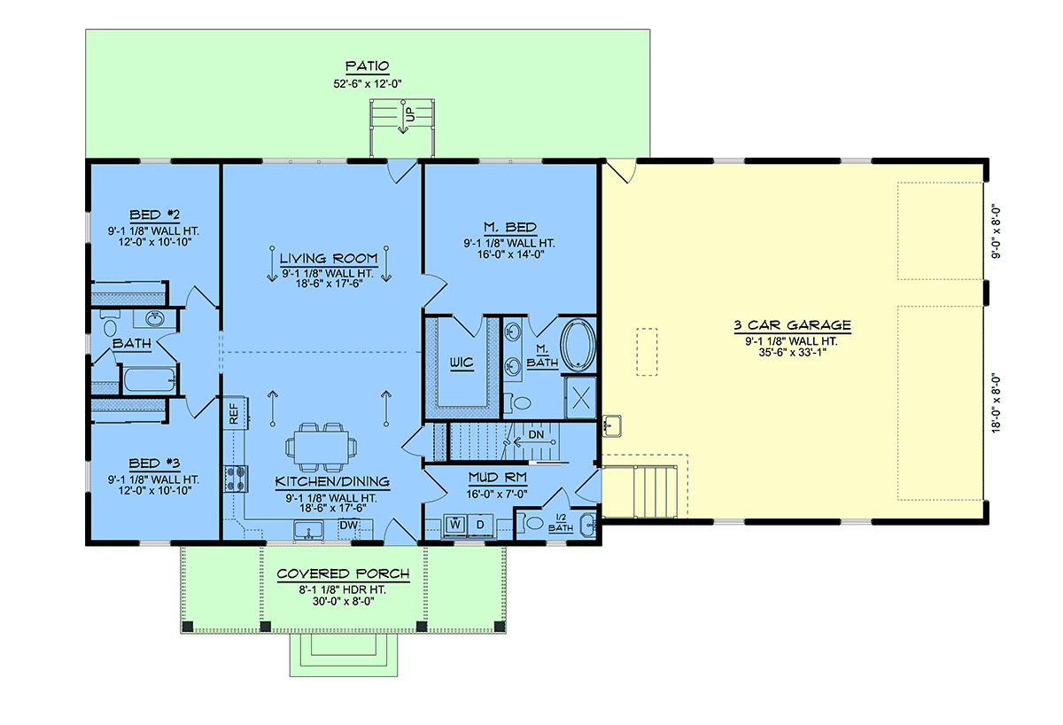 House Plan 100701 Level One