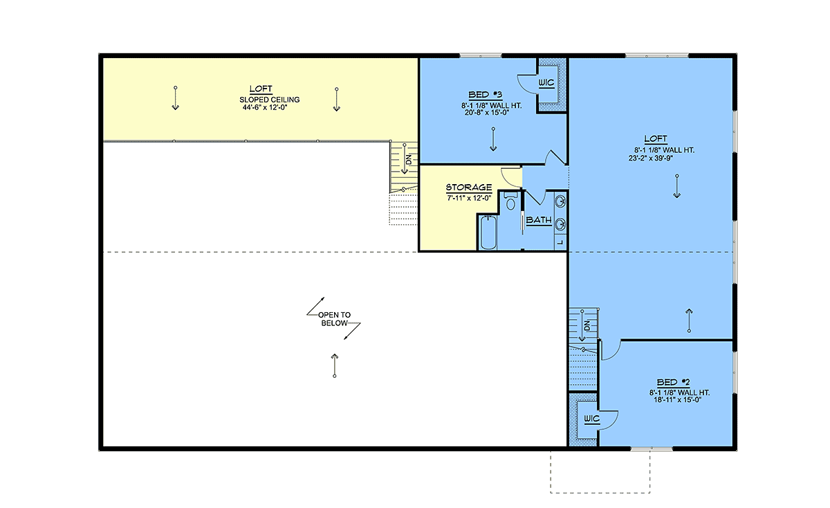 House Plan 100704 Level Two