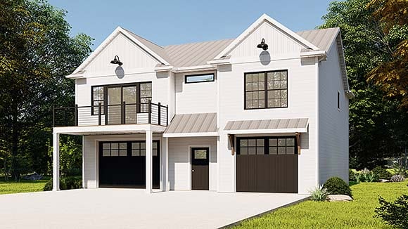 Garage-Living Plan 100716