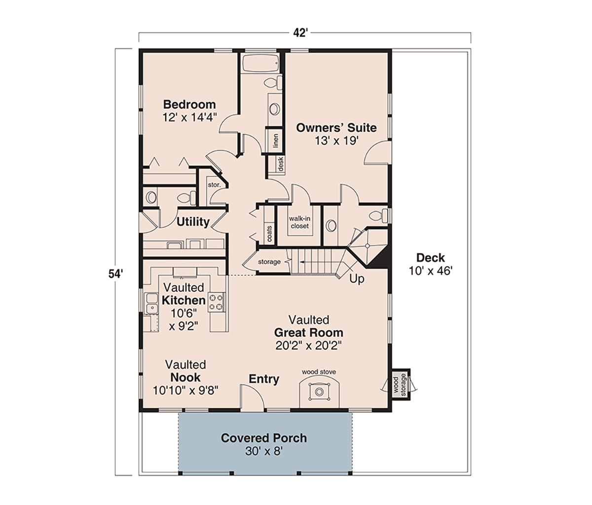 House Plan 100839 Level One