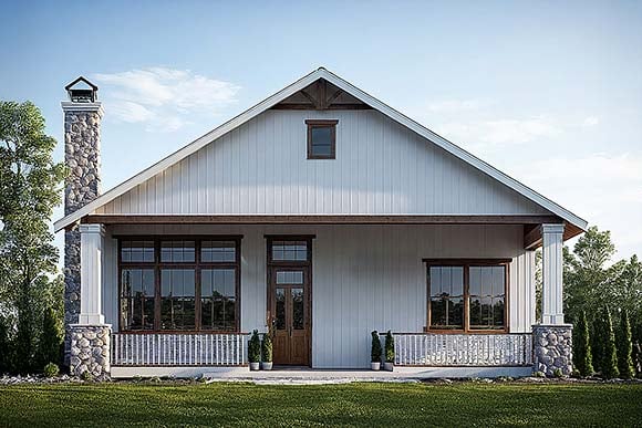 Garage-Living Plan 100841