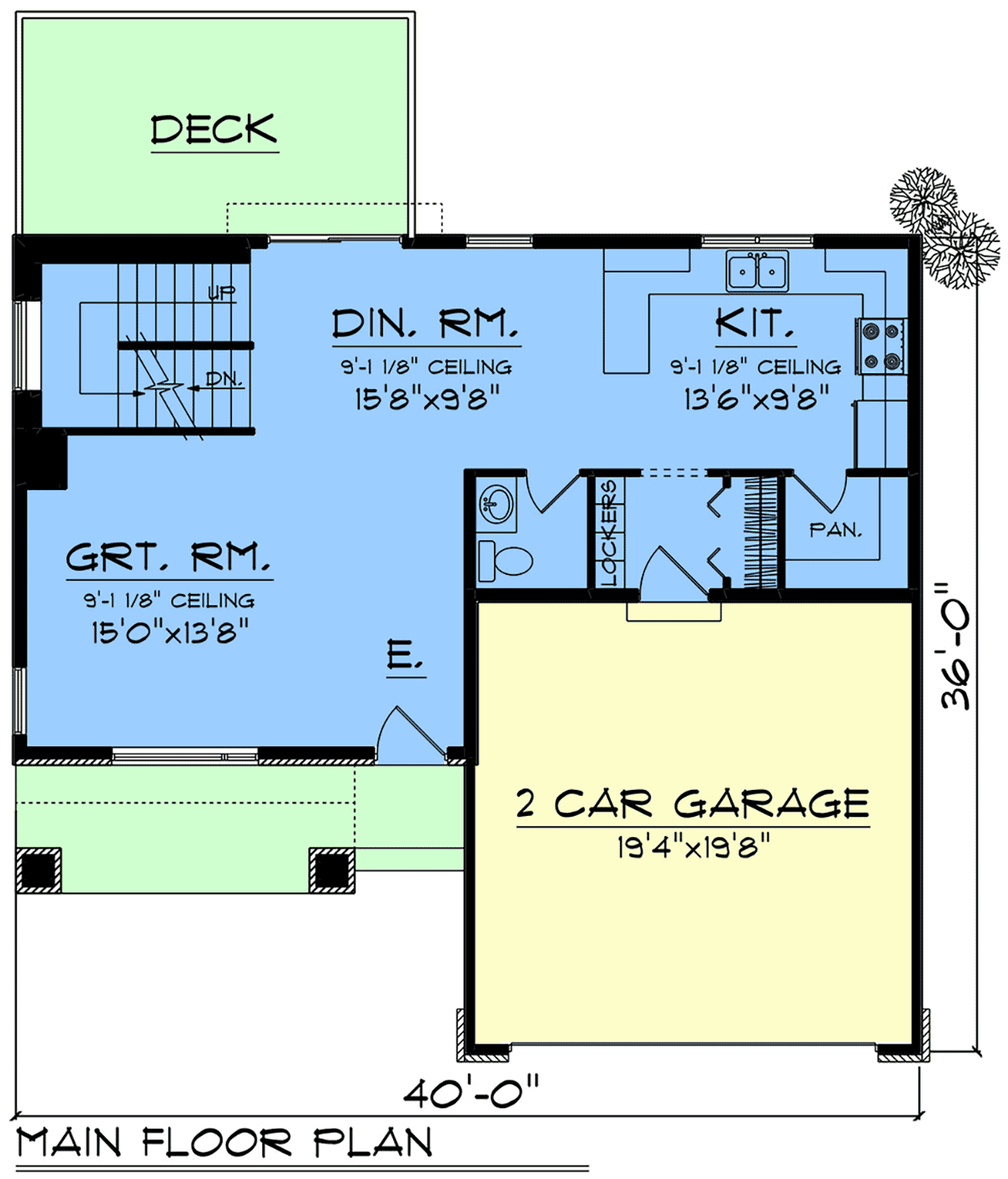 House Plan 100900 Level One