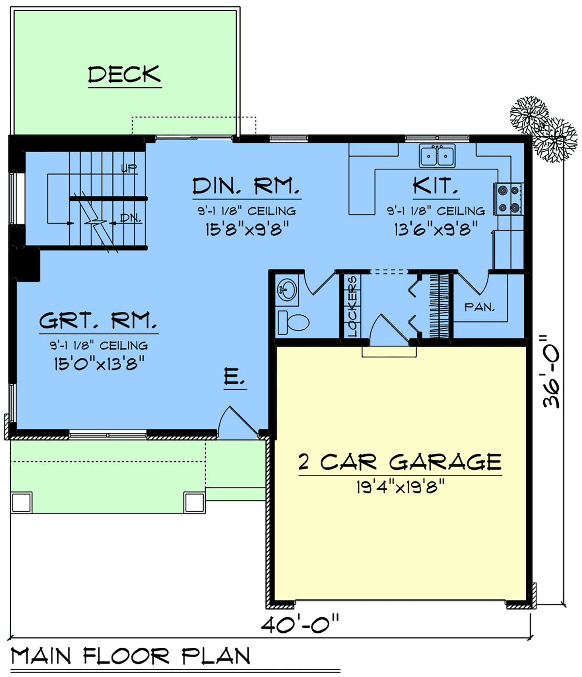 House Plan 100901 Level One