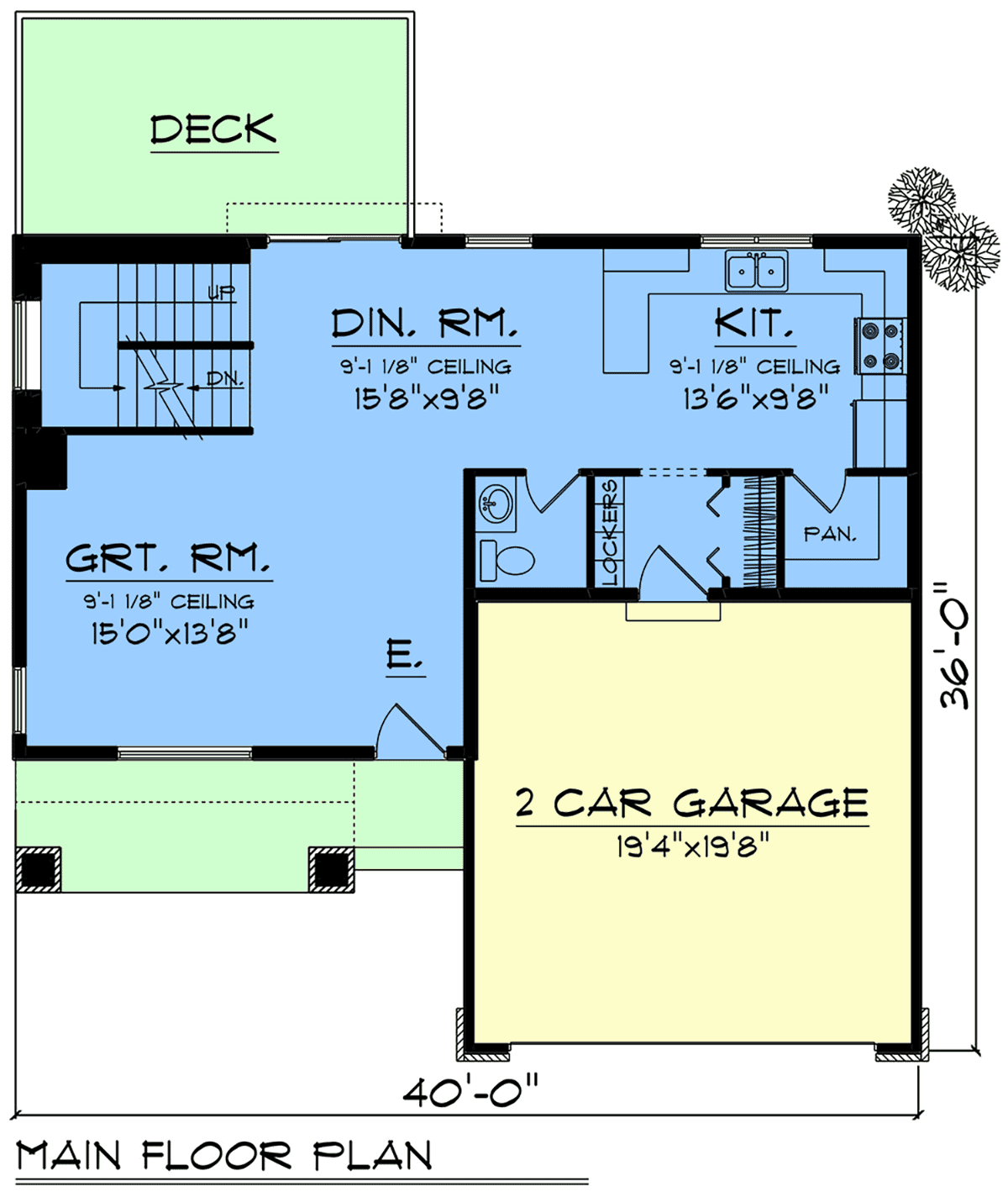 House Plan 100902 Level One