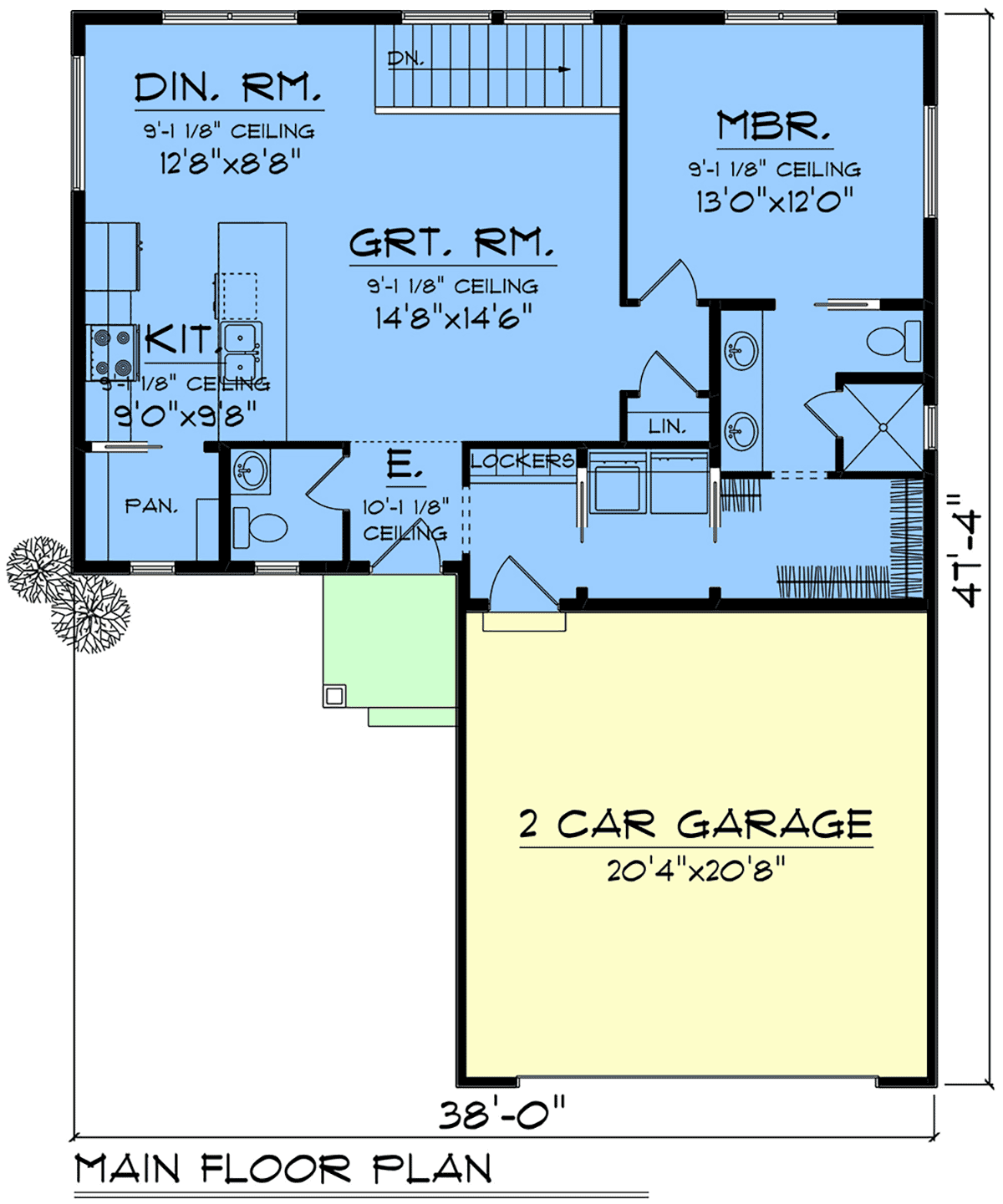 House Plan 100904 Level One