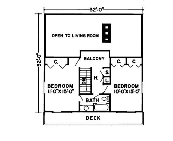 House Plan 10328 Level Two
