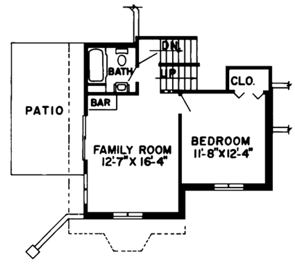 House Plan 10334 Lower Level