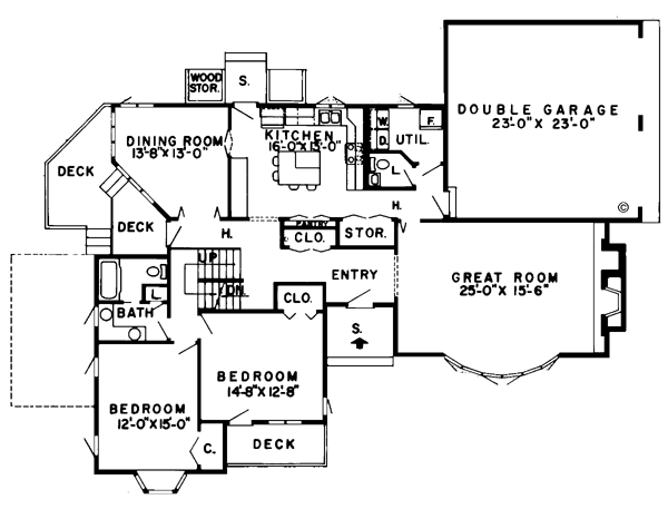 House Plan 10334 Level One