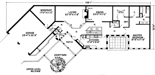 House Plan 10416 Level One