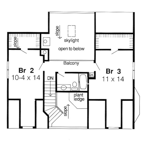 House Plan 10785 Level Two