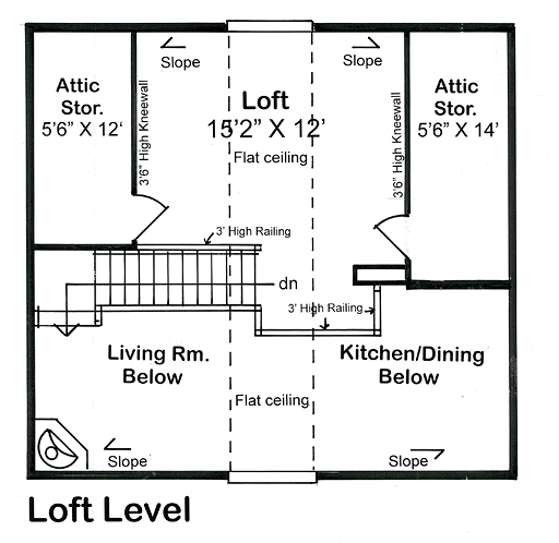 House Plan 20004 Level Two