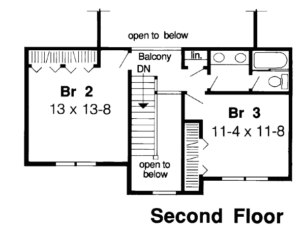 House Plan 20142 Level Two