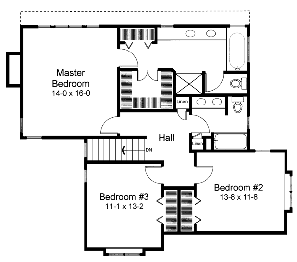 House Plan 20226 Level Two