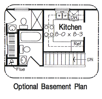House Plan 24303 Alternate Level One