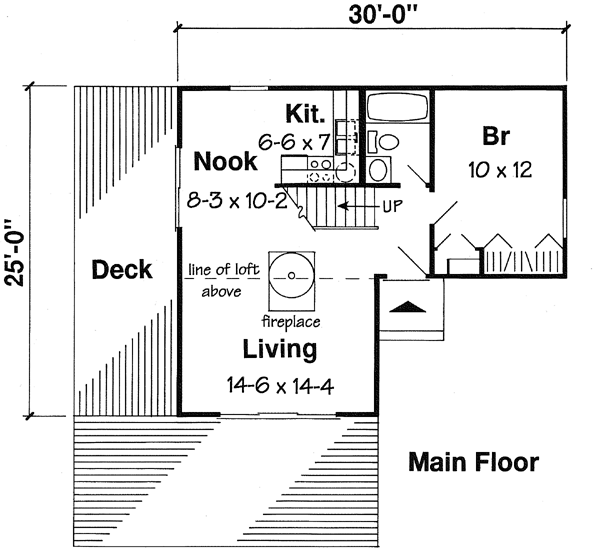 House Plan 24310 Level One