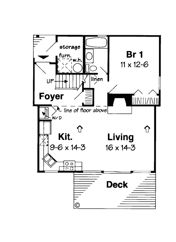 House Plan 24313 Level One