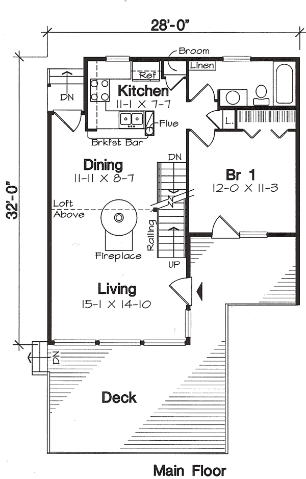 House Plan 24319 Level One