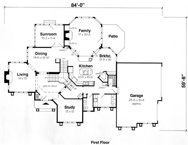 House Plan 24556 Level One