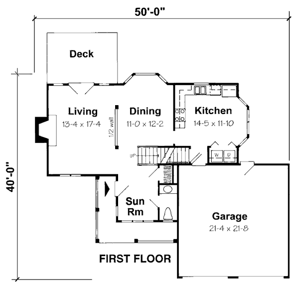 House Plan 24654 Level One