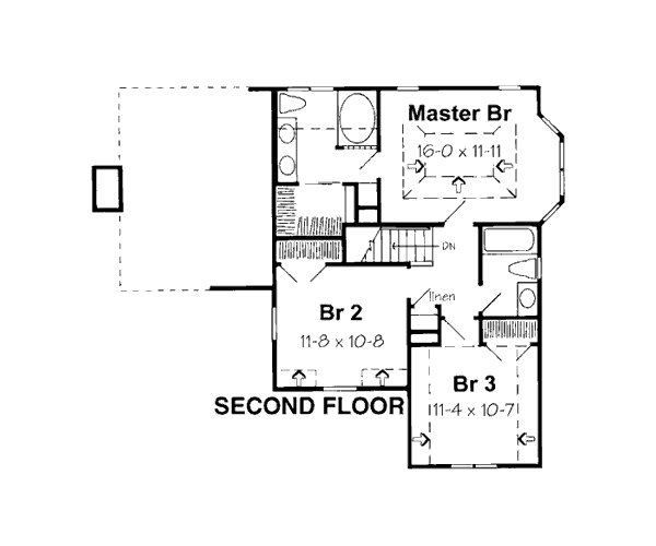 House Plan 24654 Level Two