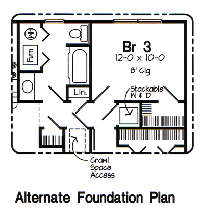 House Plan 24711 Alternate Level One