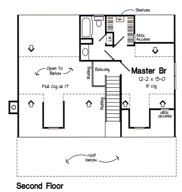 House Plan 24711 Level Two