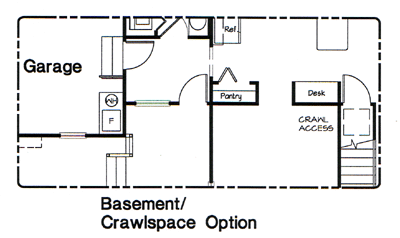 House Plan 24734 Alternate Level One