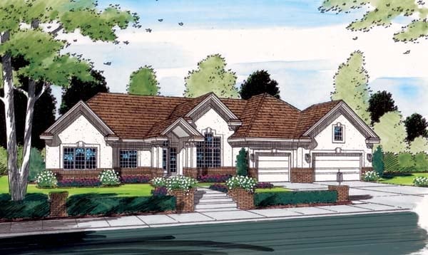 Contemporary, One-Story, Ranch, Traditional Plan with 4064 Sq. Ft., 4 Bedrooms, 3 Bathrooms, 3 Car Garage Picture 5