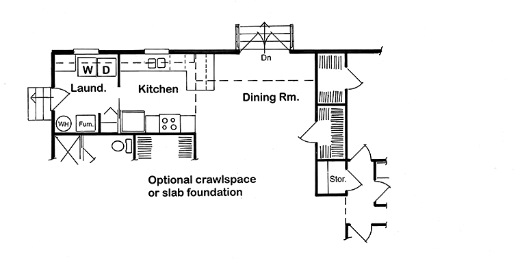 House Plan 25101 Alternate Level One