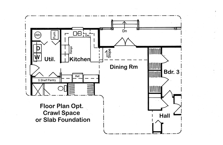 House Plan 25102 Alternate Level One