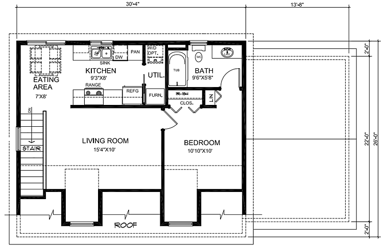 Garage Plan 30031 - 3 Car Garage Apartment Level Two