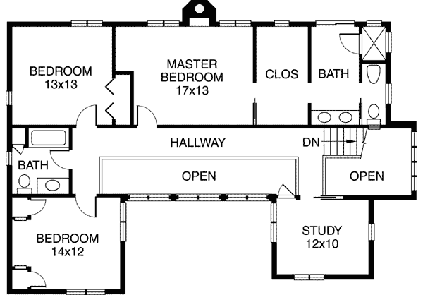 House Plan 32104 Level Two