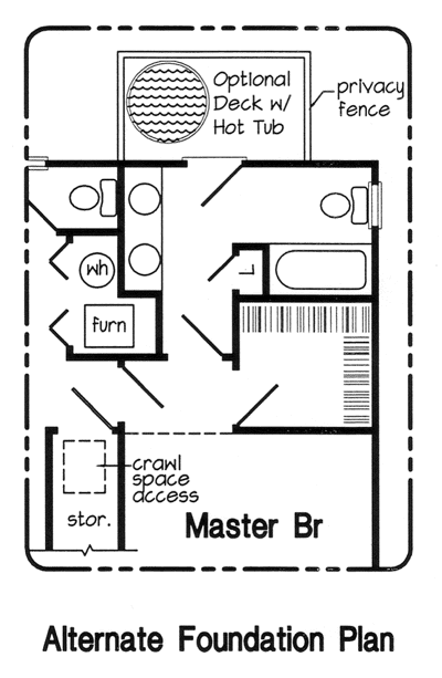 House Plan 34602 Alternate Level One