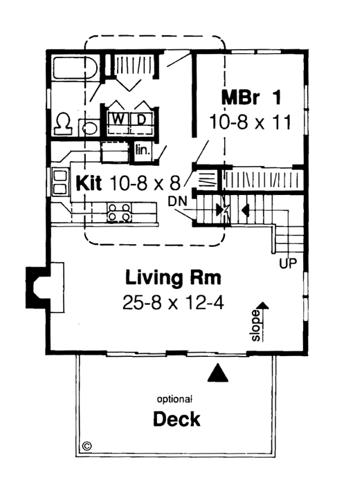 House Plan 34625 Level One