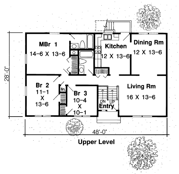 House Plan 34681 Level One