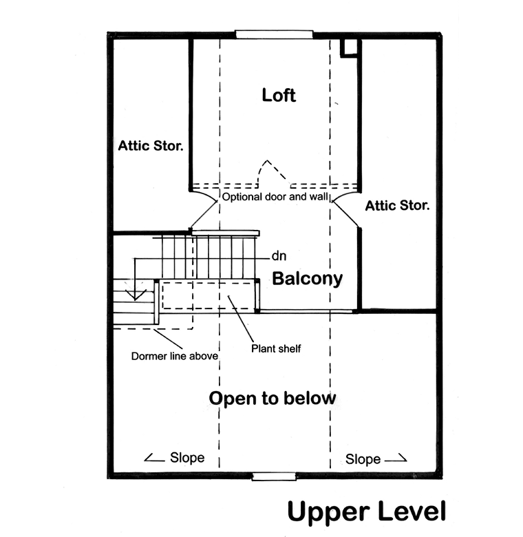 House Plan 35009 Level Two