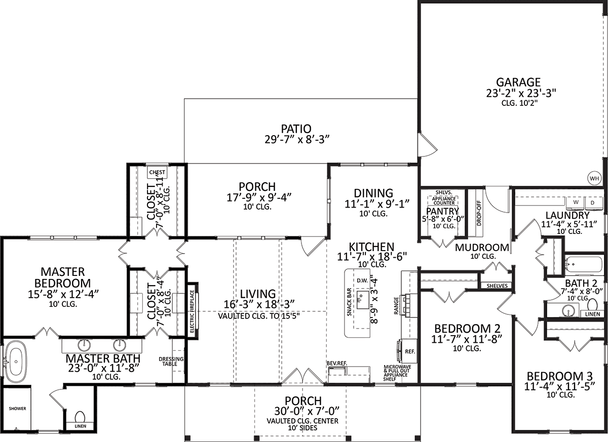House Plan 40056 Level One