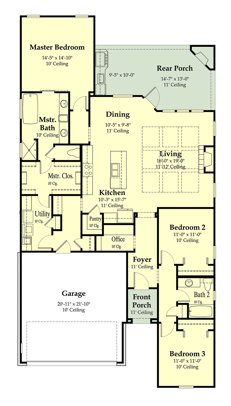House Plan 40321 Level One