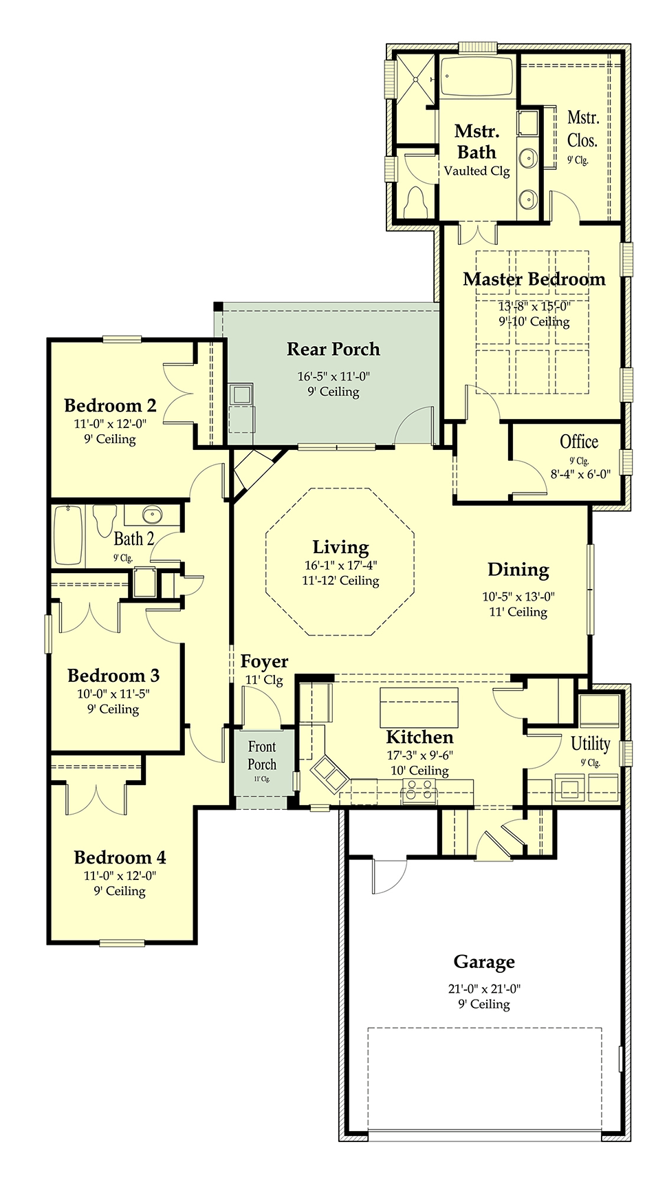 House Plan 40326 Level One