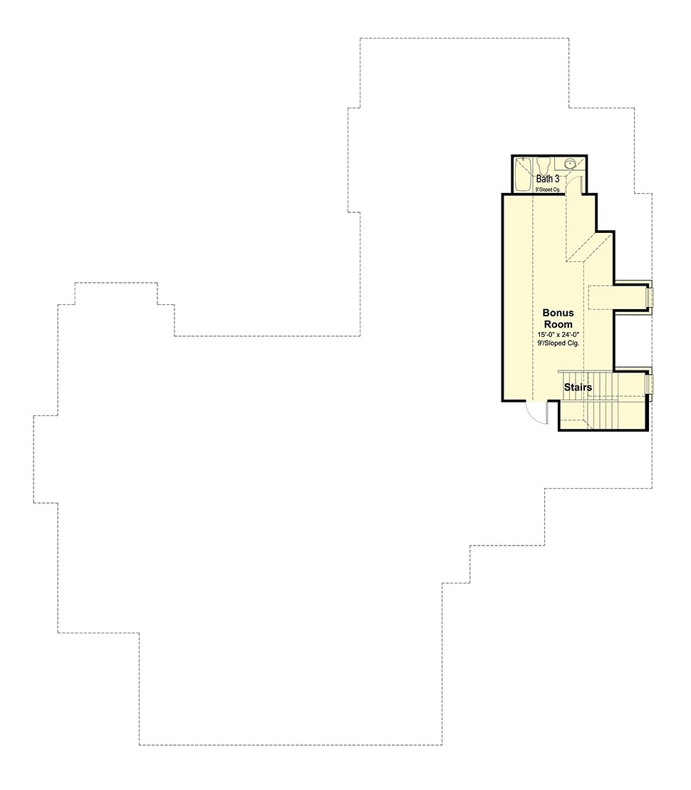 House Plan 40336 Level Two
