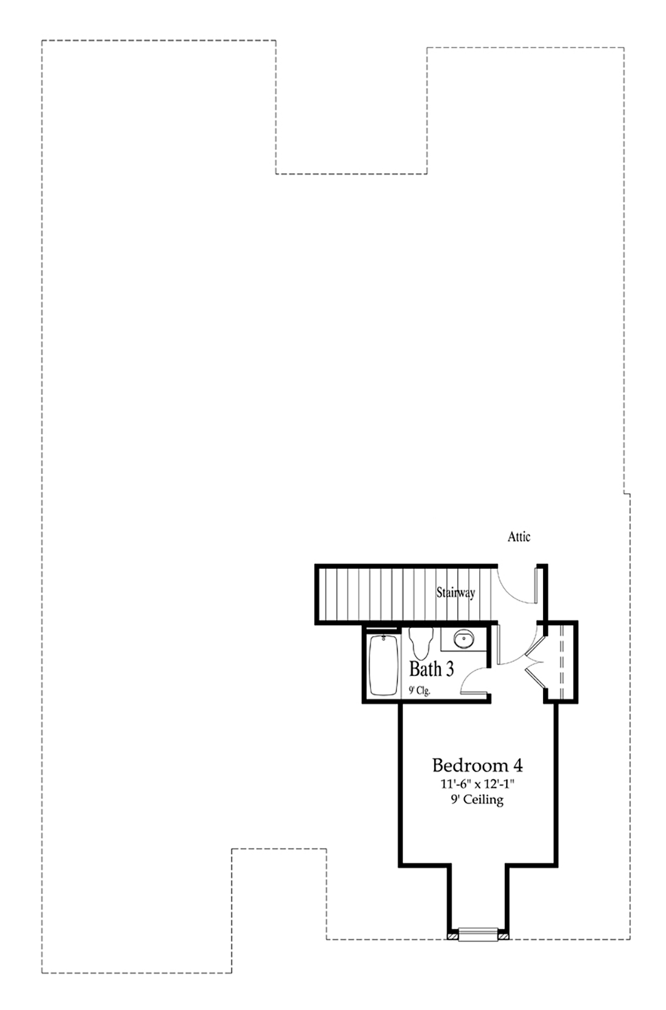 House Plan 40342 Level Two
