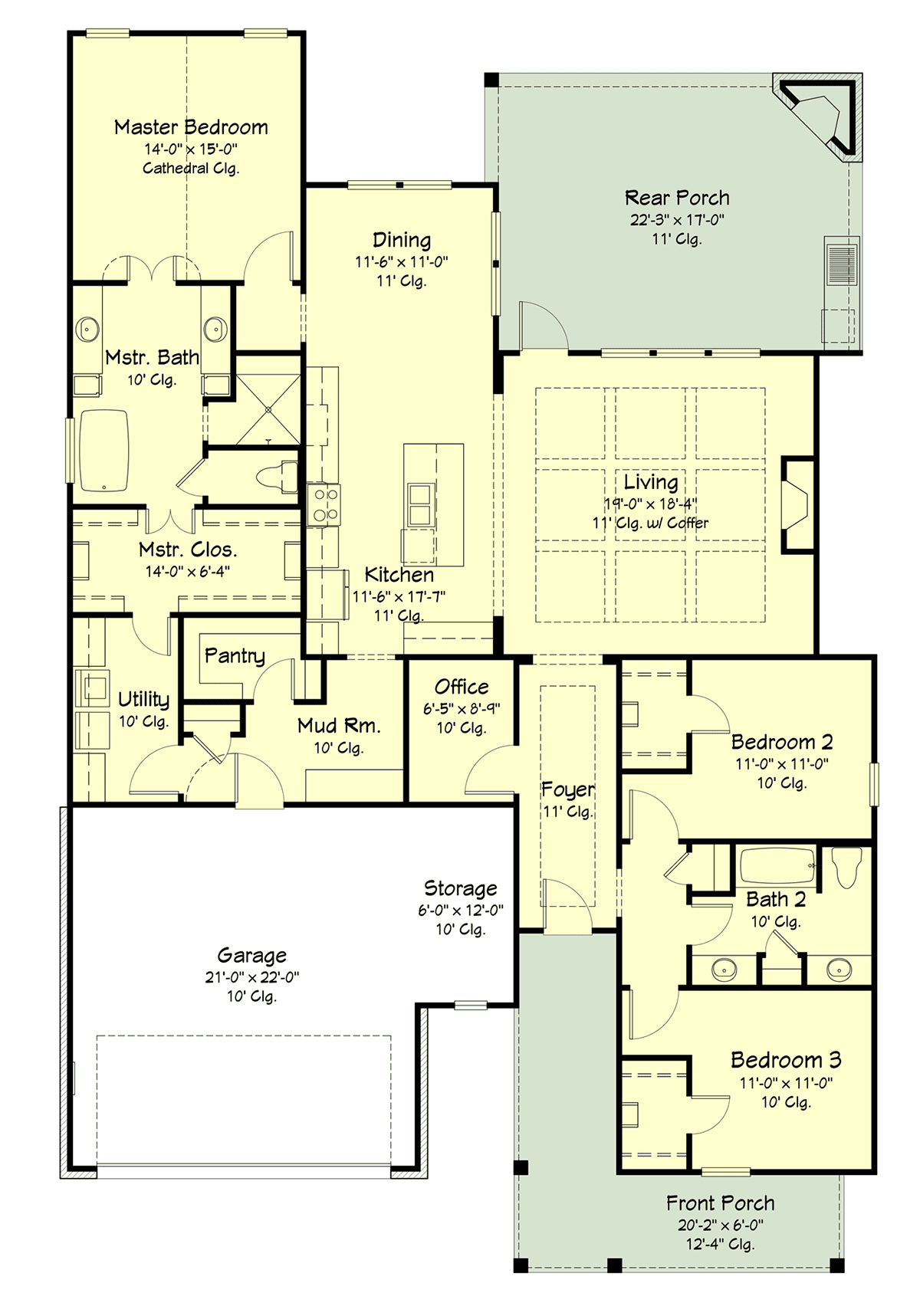 House Plan 40371 Level One